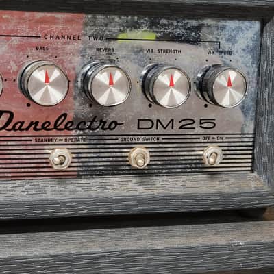 1965 Danelectro DM-25 25-Watt 1x12" Piggyback Guitar Amp image 5