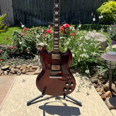 Gibson Custom SG Standard Maple Top - Dark Cherry image 11