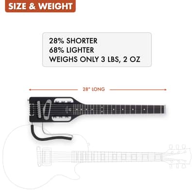 Traveler Guitar Ultra-Light Electric Travel Guitar (Matte Black) image 2