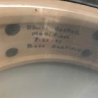 Chad Smith owned snare by Ross Garfield, signed image 5