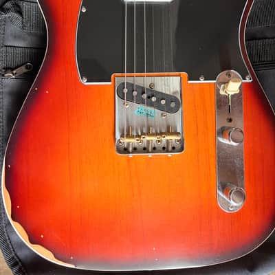 Fender Jason Isbell Signature Telecaster Custom 2021 - Present - Road Worn Chocolate Sunburst image 3