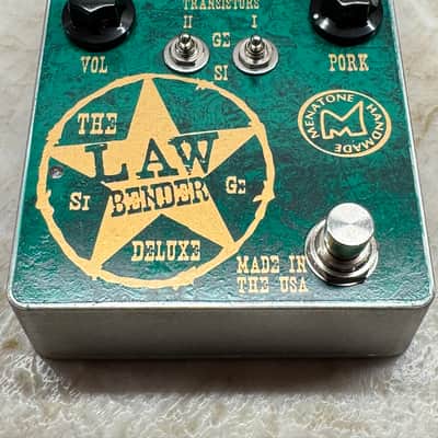 Menatone The Law Bender Deluxe 2025 - Green & Gold | Reverb