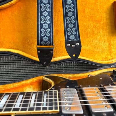Vintage 60s Indigo 'Greenwich' Hippie Guitar Strap Replica image 6
