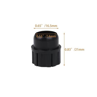 Black Plastic Sax End Plug Brush Cap Replacement Parts Replacement For Soprano Saxophon. image 6