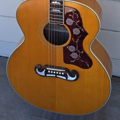 EPIPHONE J-200 ACOUSTIC/ELECTRIC GUITAR NATURAL FINISH -2021 image 3