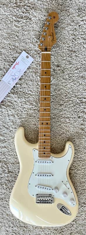 Mint Fender FSR Player II Stratocaster Olympic White, Roasted Neck, CS Fat 50 Pickups image 1