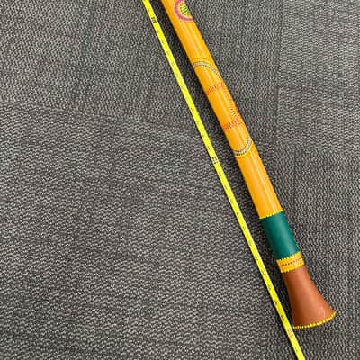 48" Didgeridoo, Synthetic and Hand-Painted, with BAG,  EXCELLENT image 1
