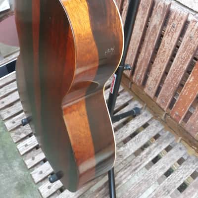 Vintage 1930s Regal Pearloid Parlor Guitar PreWar image 12