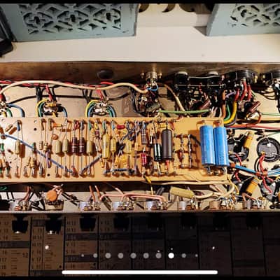 Marshall Super Tremolo 100W JMP (1959T) – 1971 – Original Red Tolex – Mustards & Drakes – AC/DC Era image 19