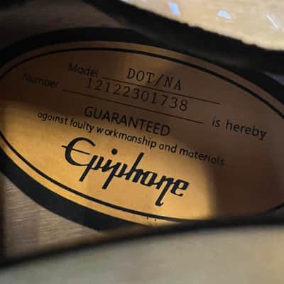 Epiphone   335 Dot Natural image 5