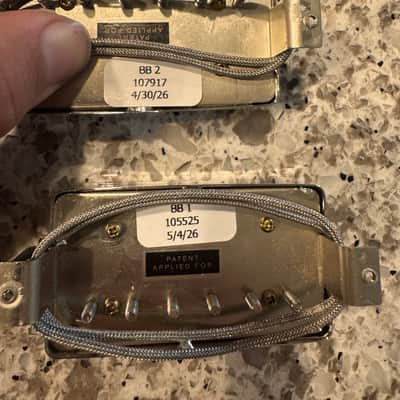 Gibson Burstbucker 1 and 2 Pickup Set 2026 - Chrome image 3
