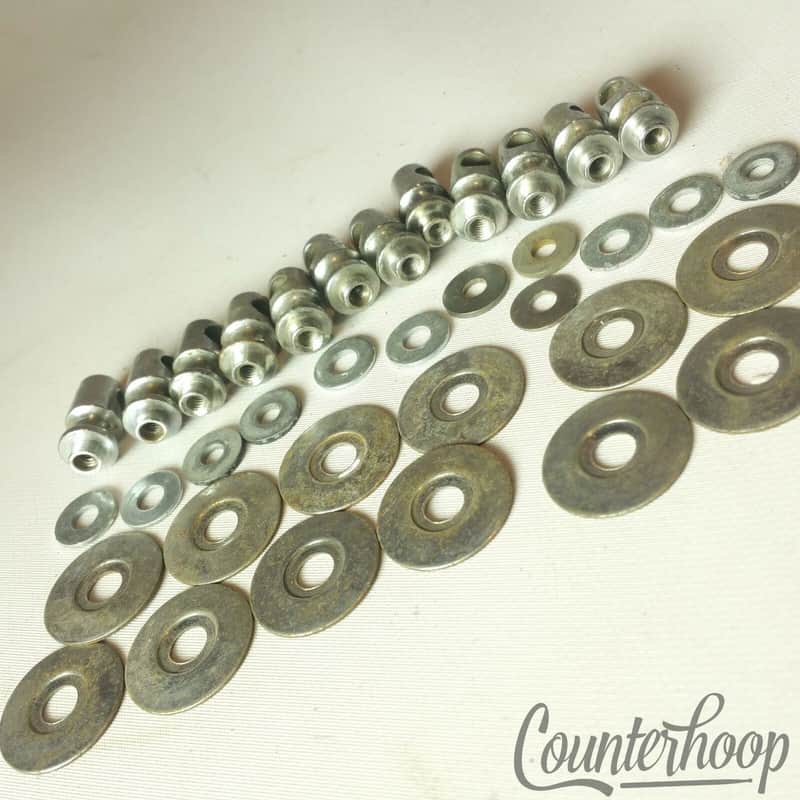 Rogers 12x Single-Tension Snare Drum T-Rod-Eyelet Lugs+Washers 60s Cleveland USA image 1