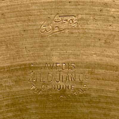 12" Zildjian A 1940s 1st / 2nd / Pre-Trans Stamp Splash Cymbal 362g *Video Demo* image 4