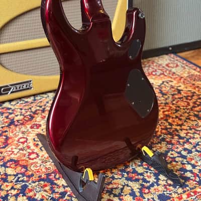 Washburn G20-V Left-Handed – Metallic Red Wine – Setup for Right-Handed Playing – Made in Japan – Very Good Condition – Wonderbar image 6