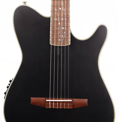 Ibanez TOD10N Tim Henson Signature Nylon Acoustic-Electric Transparent Black Flat Used image 6