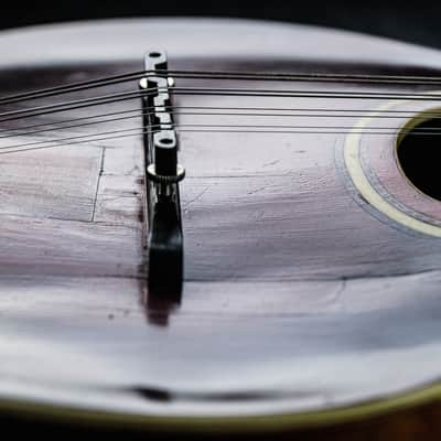 1919 Gibson F-4 refin dark mahogany sunburst image 21