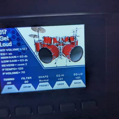 SIMMONS SD1250 Drum SOUND MODULE w/ Cable Harness; 'Bluetooth' capable image 10