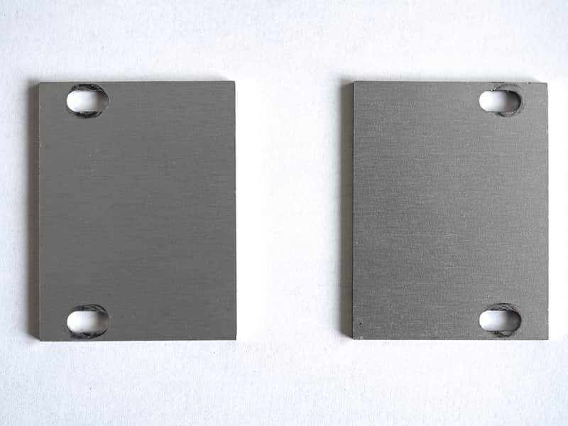 Set of 2x Intellijel 6HP 1U Silver Eurorack Blank Panels image 1