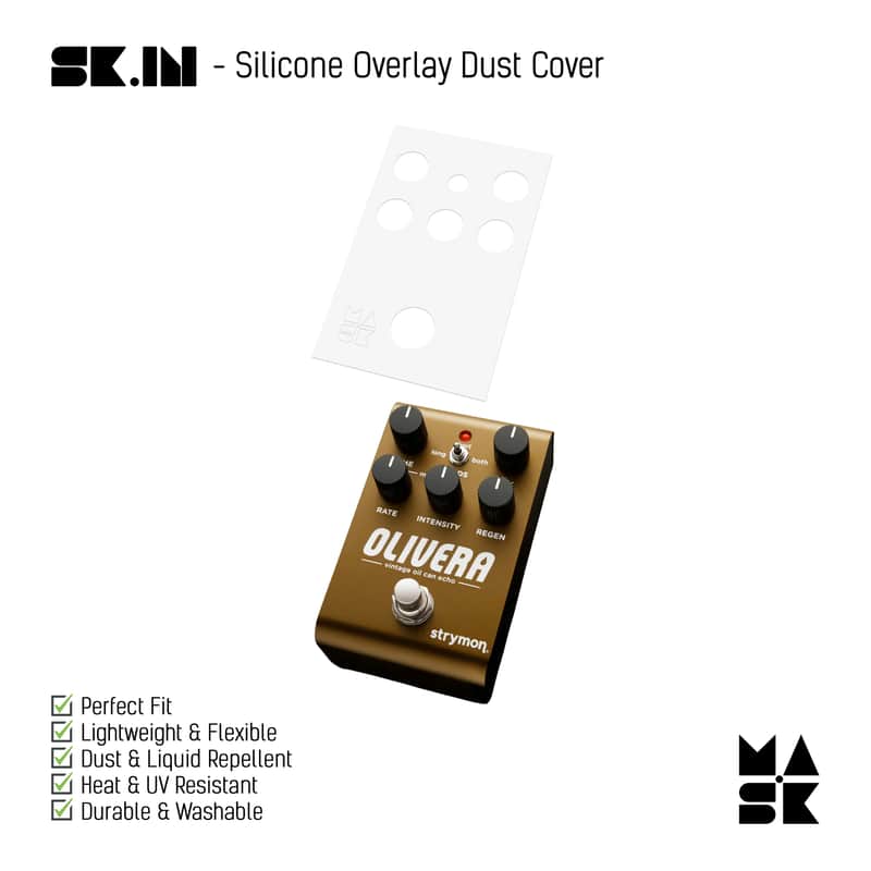 Silicone Overlay Dust Cover for Strymon Olivera image 1