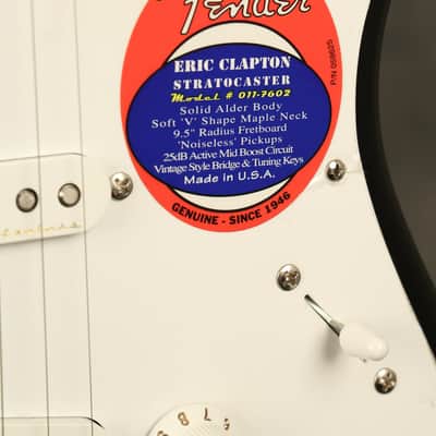 2008 Fender Eric Clapton "Blackie" Stratocaster Black NEAR MINT image 7