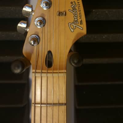Fender 60th Anniversary  Stratocaster Red Sparkle Electric Guitar No Pick Guard image 3