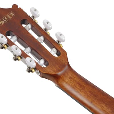 Ibanez GA5TCE3Q-AM GA Classical Guitar 6-String 3/4 Thinline Body - Amber High Gloss image 20