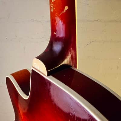 ♫ C1961 HOYER STARLET Semi Archtop, SOLID TOP ! RARE! Bild 10