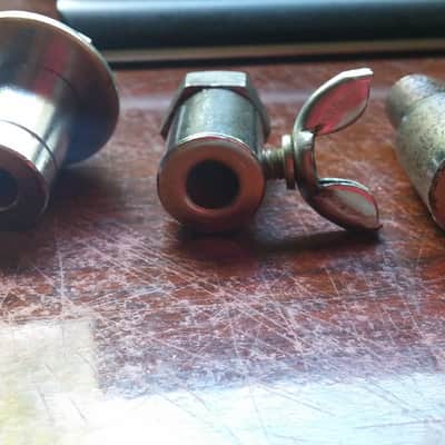 Pearl VINTAGE MIJ Hoshino Bass Drum Leg BRACKET Spur Mount MIJ SMALL LESS THAN 3/8" 3 STYLES image 4