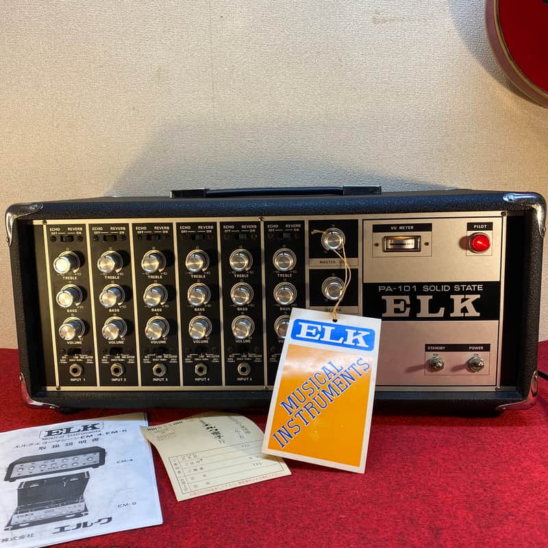 1976 Elk PA-101 with built in spring reverb and send/return- Nice