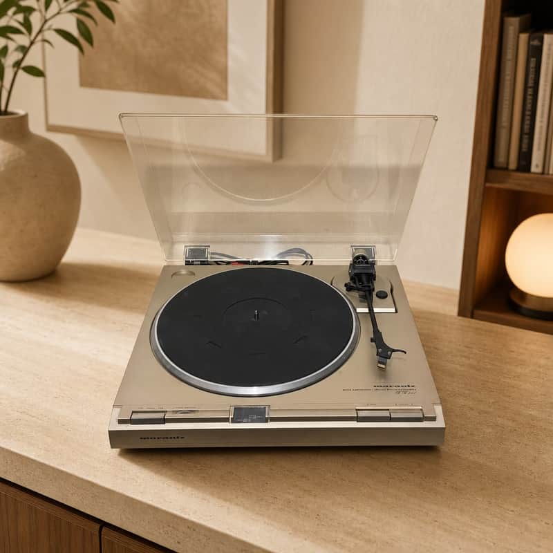 Marantz TT-221 Rare Vintage MINT Turntable Warranty Tested Direct Drive Serviced image 1