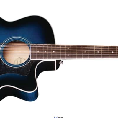 Guild F-2512CE Deluxe - Dark Blue Burst B-Stock image 4