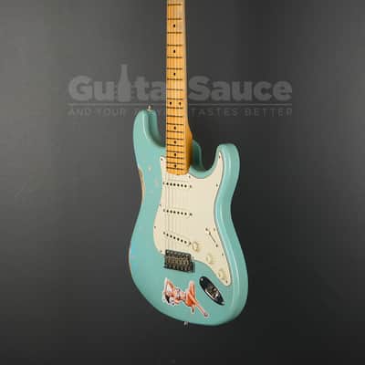 Fender Custom Shop Postmodern Stratocaster Maple Aged 2018 - Daphne Blue (COD 2054UG) image 7