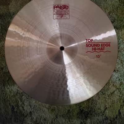 Paiste 15" 2002 Sound Edge Hi-Hat Cymbals (Pair) 1980 - Present - Traditional