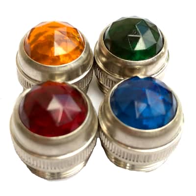 West Coast Pedal Board -  Fender Amp Style Indicator Light Lens - DIY Pedalboard image 1