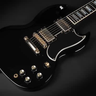 2017 Gibson Custom Shop SG Custom - Ebony | USA Long Neck Tenon 490R 498T Humbucker 3.17kg | CoA OHSC image 6