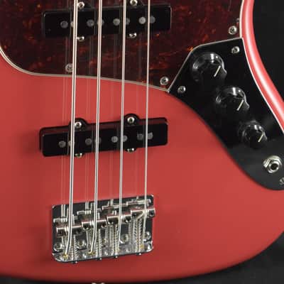 Mint Fender American Professional Classic Jazz Bass Faded Dakota Red Maple Fingerboard image 3
