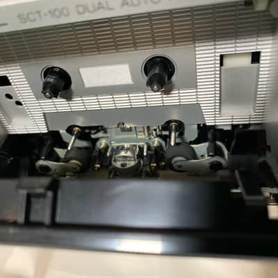Realistic SCT-100 Stereo Dual Deck Cassette Player Recorder POWERS UP~PARTS ONLY image 10