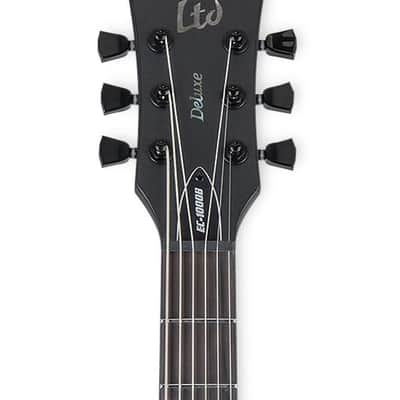 ESP LTD EC-1000 Baritone Electric Guitar. Charcoal Metallic Satin image 6