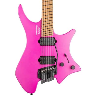 Strandberg Boden Standard N2.6T Headless Multi-Scale Guitar w/ Seymour Duncan Pickups & Gig Bag - Electric Fuchsia Metallic image 1