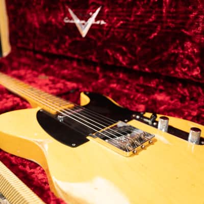 Fender Custom Shop Limited Edition 70th Anniversary Broadcaster Heavy Relic 2020 - Aged Nocaster Blonde image 4