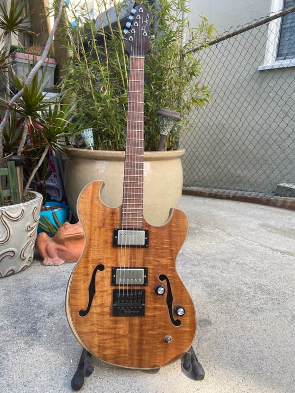 Billy jazz custom semi hollow with Evertune image 1