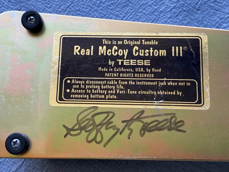 Real McCoy Custom III Wah-Wah Pedal 1997 silver image 1
