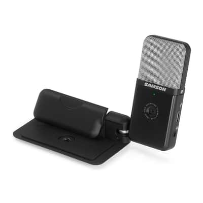 Samson Go Mic Video 1080P HD Webcam and Dual-Pattern USB Microphone (Black) image 2