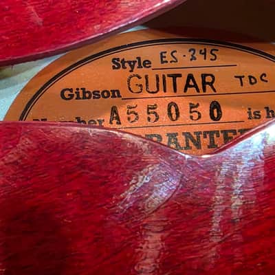 Gibson Custom Shop Murphy Lab Back To The Future '55 ES-345 "Reissue" Light Aged #50  - Never Played out of Box MINT - Brand New image 14