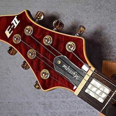 ESP Left Handed E-II Mystique 2015 See Thru Black Cherry Lefty Guitar image 5