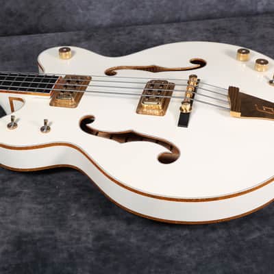 2007 Gretsch G6136LSB White Falcon Bass image 16