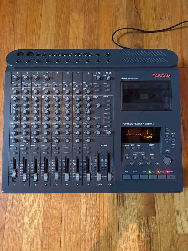 TASCAM Portastudio 488 MKII 8-Track Cassette Recorder 1990s - Gray image 1