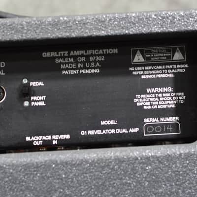 Gerlitz G1 Revelator Dual Amp Head 100 Watts RARE model w Footswitch & FAST Same Day Shipping image 9