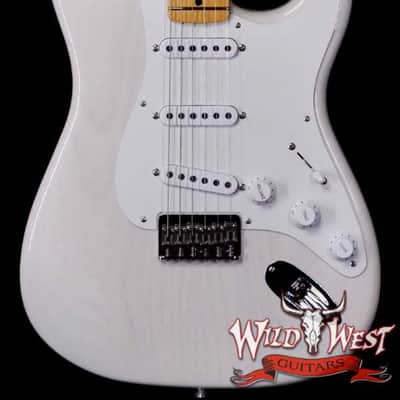 Fender Custom Shop Vintage Custom '55 1955 Hardtail Stratocaster Time Capsule Package Aged White Blonde 7.30 LBS image 1
