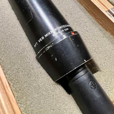 RFT Gefell UM705 condenser microphone Black East German u87 microtech original vintage Neumann m7 image 6